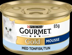 Gourmet Gold Tunmousse - 85 g| Hundefoder, Kattemad Og Godbidder
