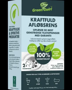 Green swirl Afløbsrens 2 poser| Rengøringsmidler