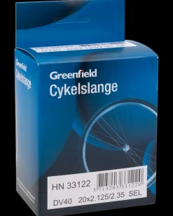 Greenfield Cykelslange DV40 20 x 2,12-2,35 selvlap| Slanger Og Ventiler
