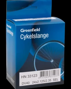 Greenfield Cykelslange DV40 24 x 2,12-2,35 selvlap| Slanger Og Ventiler