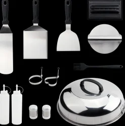 BAKERgrill Grilltilbehørssæt med 13 dele| Reserve- Og Løsdele|Grilltilbehør