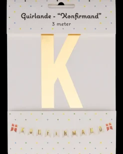 Guirlande KONFIRMAND med flag - 3 m| Festartikler