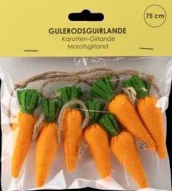 Gulerodsguirlande - 75 cm| Dekoration