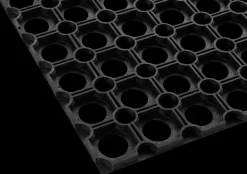 Gummimåtte med ringe 40 x 60 cm| Måtter Og Riste