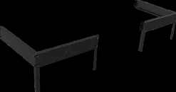 Halls Fundament Qube Lean-to 26 - sort| Drivhussokler