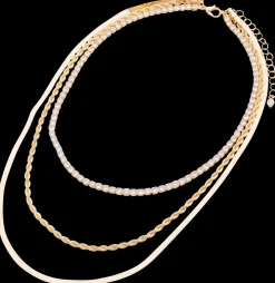 Halskæde 3-i-1 - guld| Smykker & Hårpynt