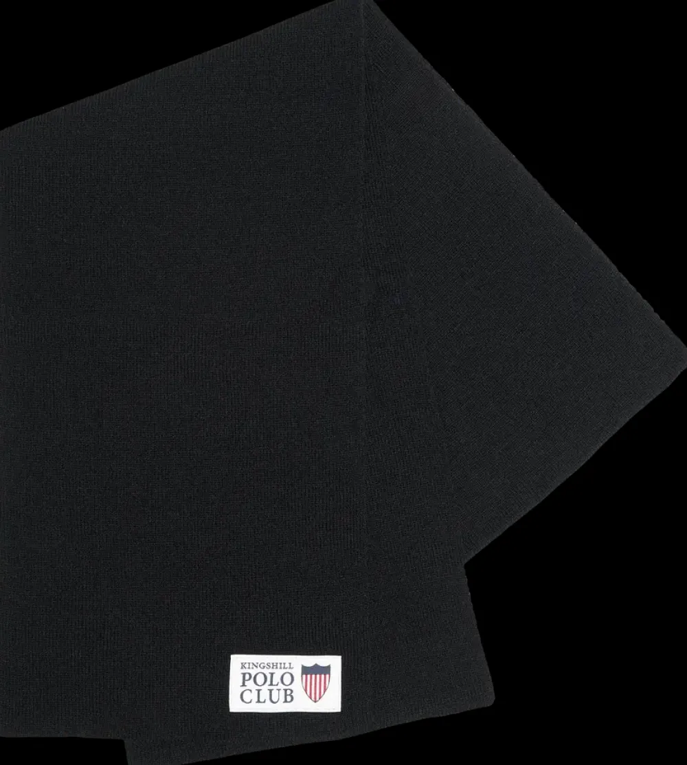KINGSHILL Polo Club Halstørklæde onesize sort| Huer Og Handsker