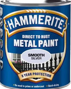 Hammerite 750 ml - sølv| Træ- Og Metalmaling