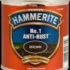 Hammerite Anti-rust Brun - 250ml| Træ- Og Metalmaling