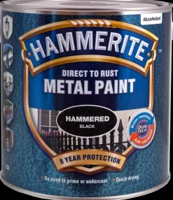 Hammerite Hammer Sort - 2,5 liter| Træ- Og Metalmaling