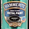 Hammerite Semimat Sort - 750 ml| Træ- Og Metalmaling