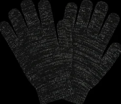 Designed FOR YOU Handsker Lurex sort - One size| Huer Og Handsker