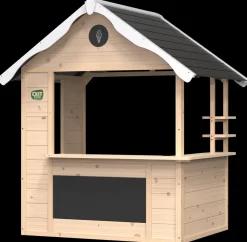 EXIT TOYS Hika Legehus i træ| Gynger, Legehuse Og Sandkasser