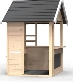 EXIT TOYS Hika Legehus i træ| Gynger, Legehuse Og Sandkasser