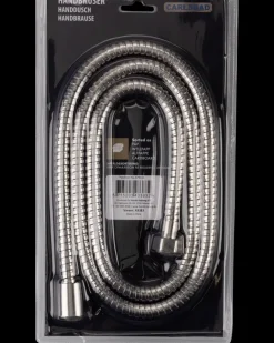 Carlsbad Håndbruser Rund med slange - Rustfri stål| Brusesæt Og -Slanger