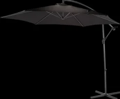 Hængeparasol Ø3 m - sort| Parasoller Og Parasolfødder