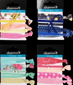 Hårelastikker 5-pak assorterede varianter| Smykker & Hårpynt