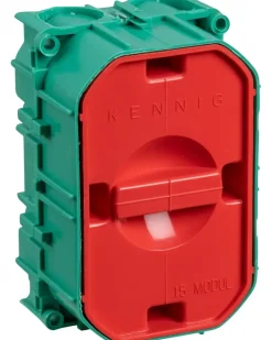 Indmuringsdåse 1 ½ modul - grøn| Monterings- Og Indmuringsdåser