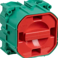 Indmuringsdåse 1 modul - grøn| Monterings- Og Indmuringsdåser