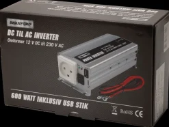 BRANFORD Inverter/omformer 600 W 12 V til 230 V| Invertere Og Omformere|Elektronik