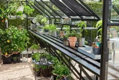 Juliana Drivhusbord integreret Qube 816 - sort| Tilbehør Til Drivhuse