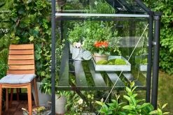 Juliana Drivhusbord integreret Qube 68 - sort| Tilbehør Til Drivhuse