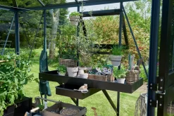 Juliana Drivhusbord integreret 2 sektioner sort| Tilbehør Til Drivhuse