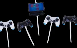 Kagelys på pind 5 stk - Gaming| Festartikler