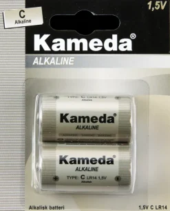 Kameda Alkaline batteri - C 2-pak| Batterier
