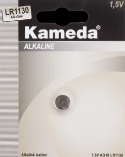 Kameda Alkaline batteri - LR1130 1,5V| Batterier
