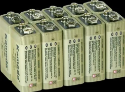 Kameda Alkaline batteri - 9 V 10-pak| Batterier