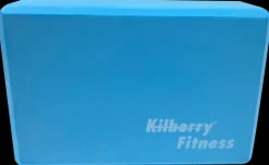 Kilberry Fitness Yoga blok 15 x 23 x 7,5 cm - blå| Øvrigt Motionsudstyr