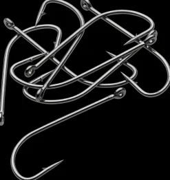 Kinetic Long krog #1/0 single 10-pak| Endegrej Og Madding