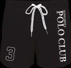 KINGSHILL Polo Club Badeshorts, Sort| Øvrigt Tøj Og Tilbehør