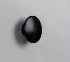 SJÖBO Knage Bambus Ø55 mm - Sort| Knager Og Knagerækker