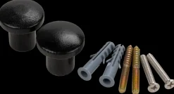 SJÖBO Knage Bambus Ø25 mm - Sort| Knager Og Knagerækker