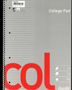 Bantex Kollegieblok linjeret - A4| Kontorartikler