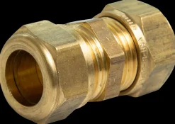 Kompressions kobling 15 mm - messing| Rør Og Fittings