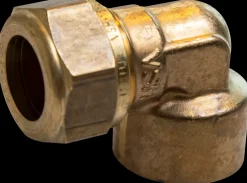 Kompressions vinkel 15 mm x 1/2"M| Rør Og Fittings