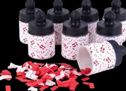 Konfetti popper 8-pak| Festartikler