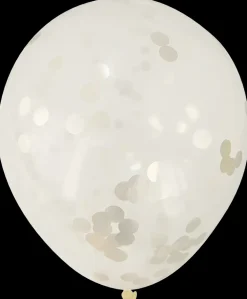 Konfettiballon Ø30 cm 5-pak| Festartikler|Nytårspynt