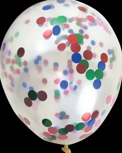 Konfettiballon Ø30 cm 5-pak| Festartikler|Nytårspynt