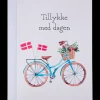 Kort med kuvert 11x17 cm - cykel| Festartikler