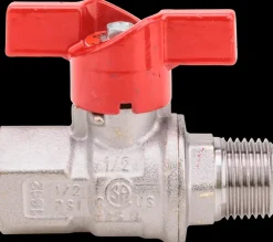 Kuglehane 1/2" M/N med T-greb| Haner Og Ventiler