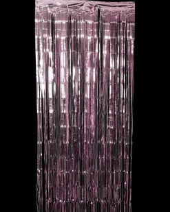 Lametta gardin 250 cm - Mat pink| Festartikler|Nytårspynt