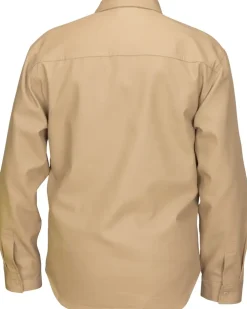 Workz Langærmet skjorte, Khaki| T-Shirts Og Skjorter