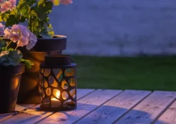 SJÖBO Lanterne 20 cm - sort| Dekoration|Øvrigt Havetilbehør