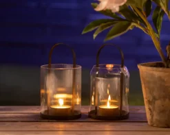 SJÖBO Lanterne til fyrfadslys - 22 cm| Dekoration|Øvrigt Havetilbehør