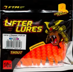 FTM Omura Larvy Cheese 4,5 cm - Hot Orange| Endegrej Og Madding