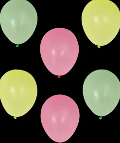 Latexballon 30 cm Neonfarver - 6-pak| Festartikler